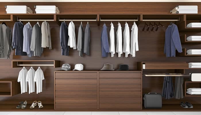 custom walk-in closet