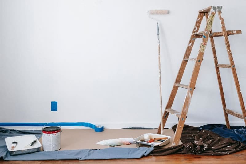 keep your house clean when remodeling