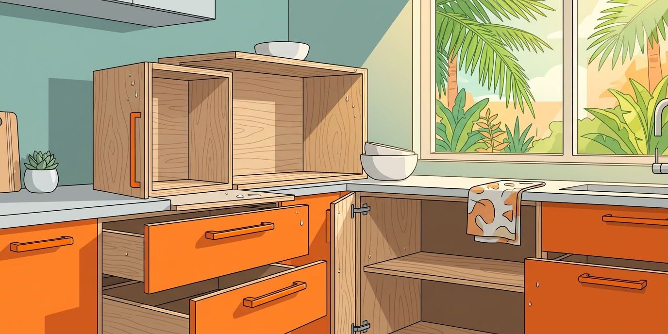 Modern Florida Kitchen Cabinetry Cabinet Materials for Florida Homes That Handle Humidity