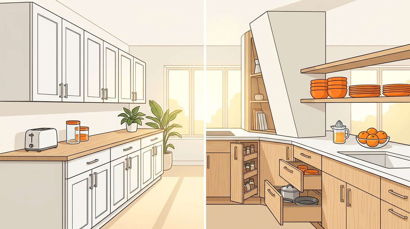 Modern Florida Kitchen Cabinet Comparison Custom vs Stock Cabinets for Florida Kitchens